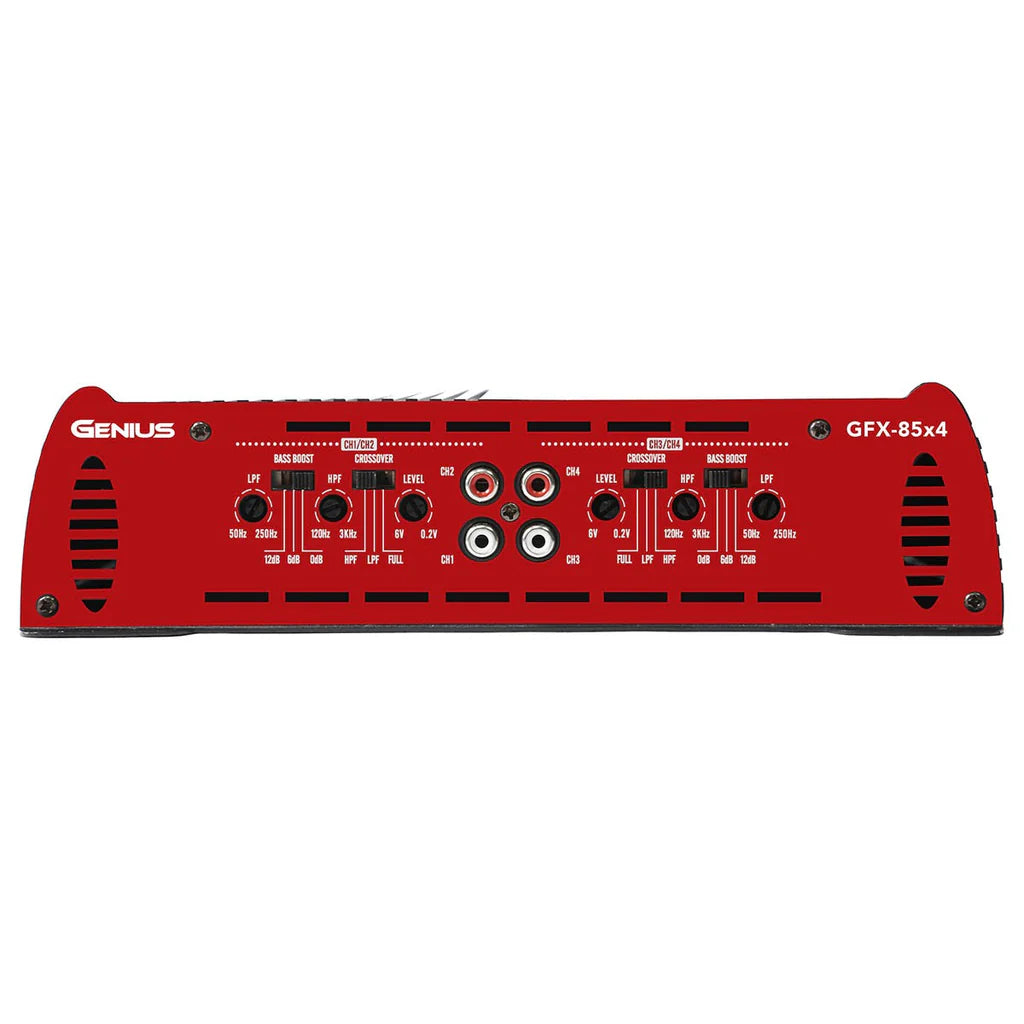 Genius Audio 4 Channel Amplifier GFX-75X4