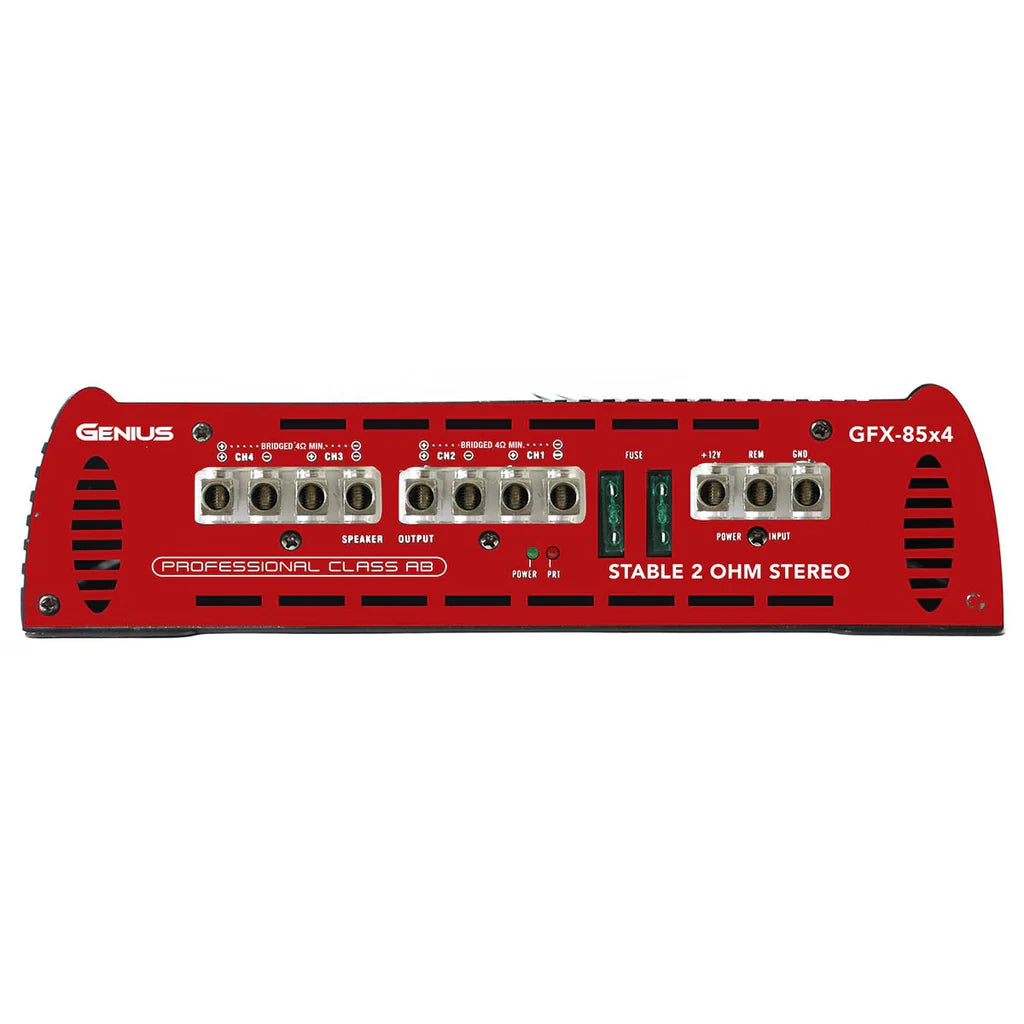 Genius Audio 4 Channel Amplifier GFX-75X4