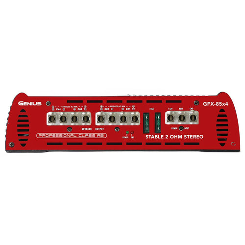 Genius Audio 4 Channel Amplifier GFX-75X4