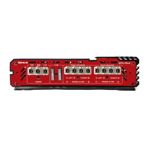 Genius Audio 4 Channel Amplifier GFX-55X4