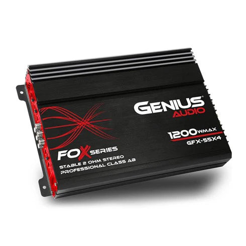 Genius Audio 4 Channel Amplifier GFX-55X4