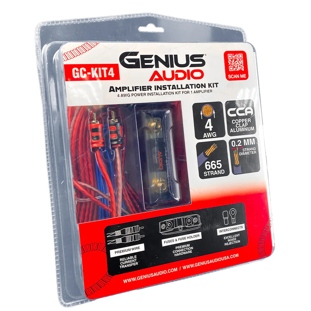 Genius Audio Car Audio Wiring GC-KIT4