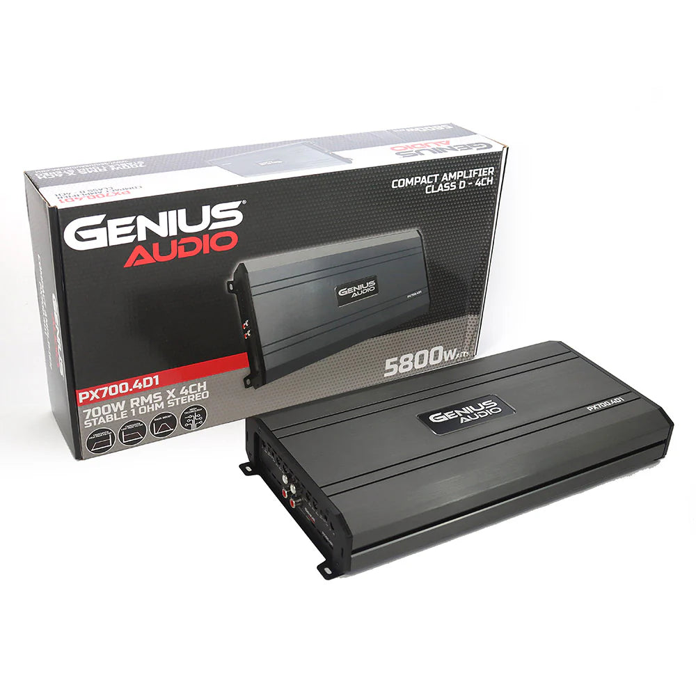 Genius Audio 4 Channel Amplifier PX700.4D1