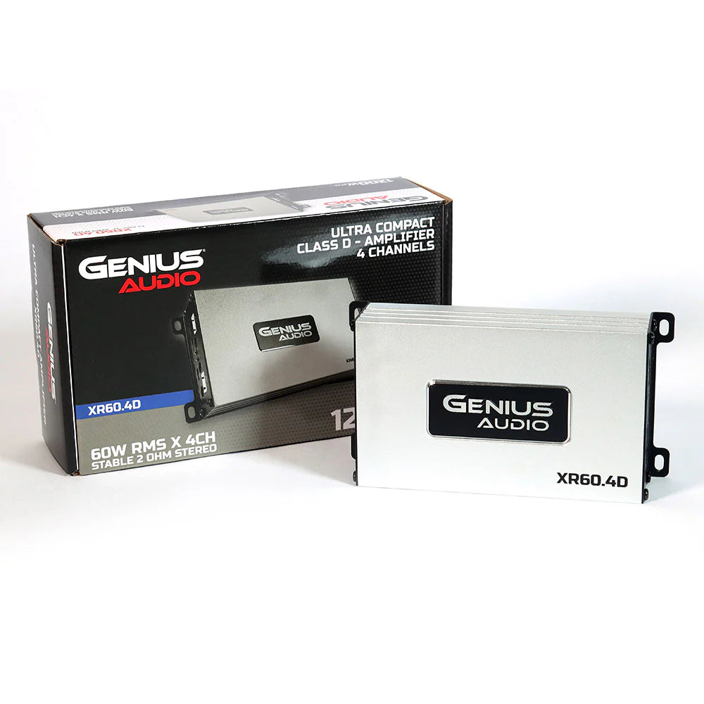 Genius Audio 4 Channel Amplifier XR60.4D