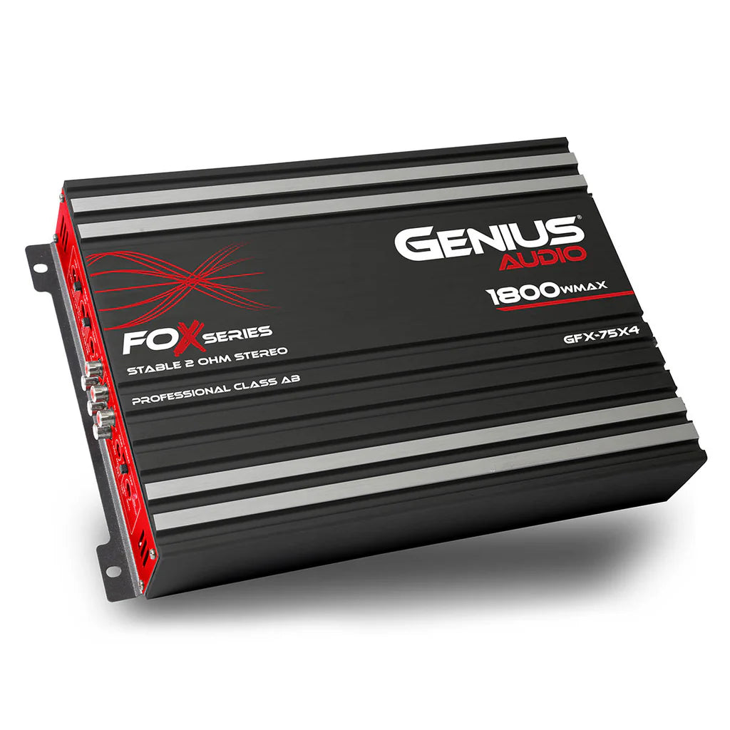 Genius Audio 4 Channel Amplifier GFX-75X4