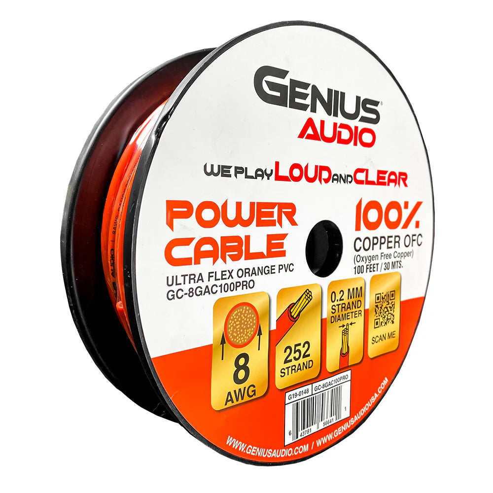Genius Audio Car Audio Wiring GC-8GAC100PRO
