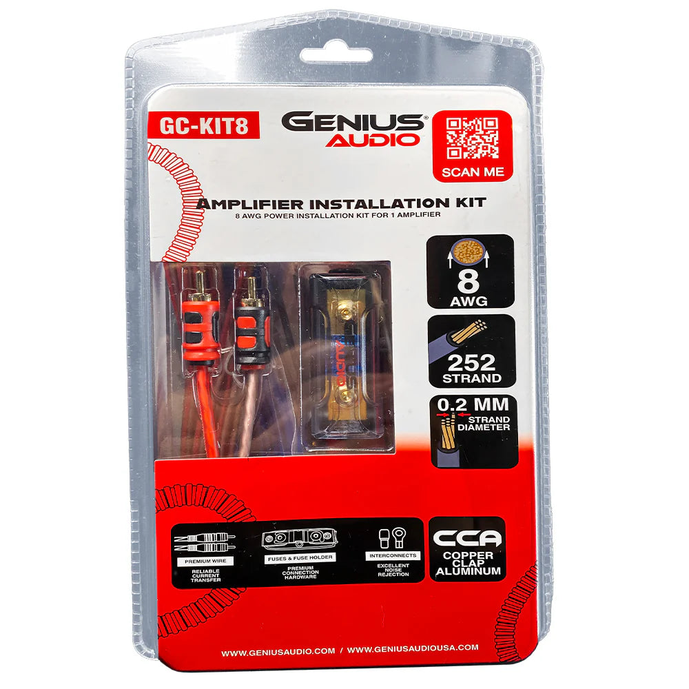 Genius Audio Car Audio Wiring GC-KIT8