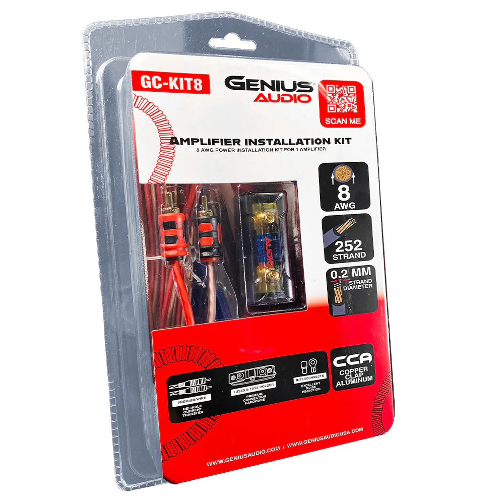 Genius Audio Car Audio Wiring GC-KIT8