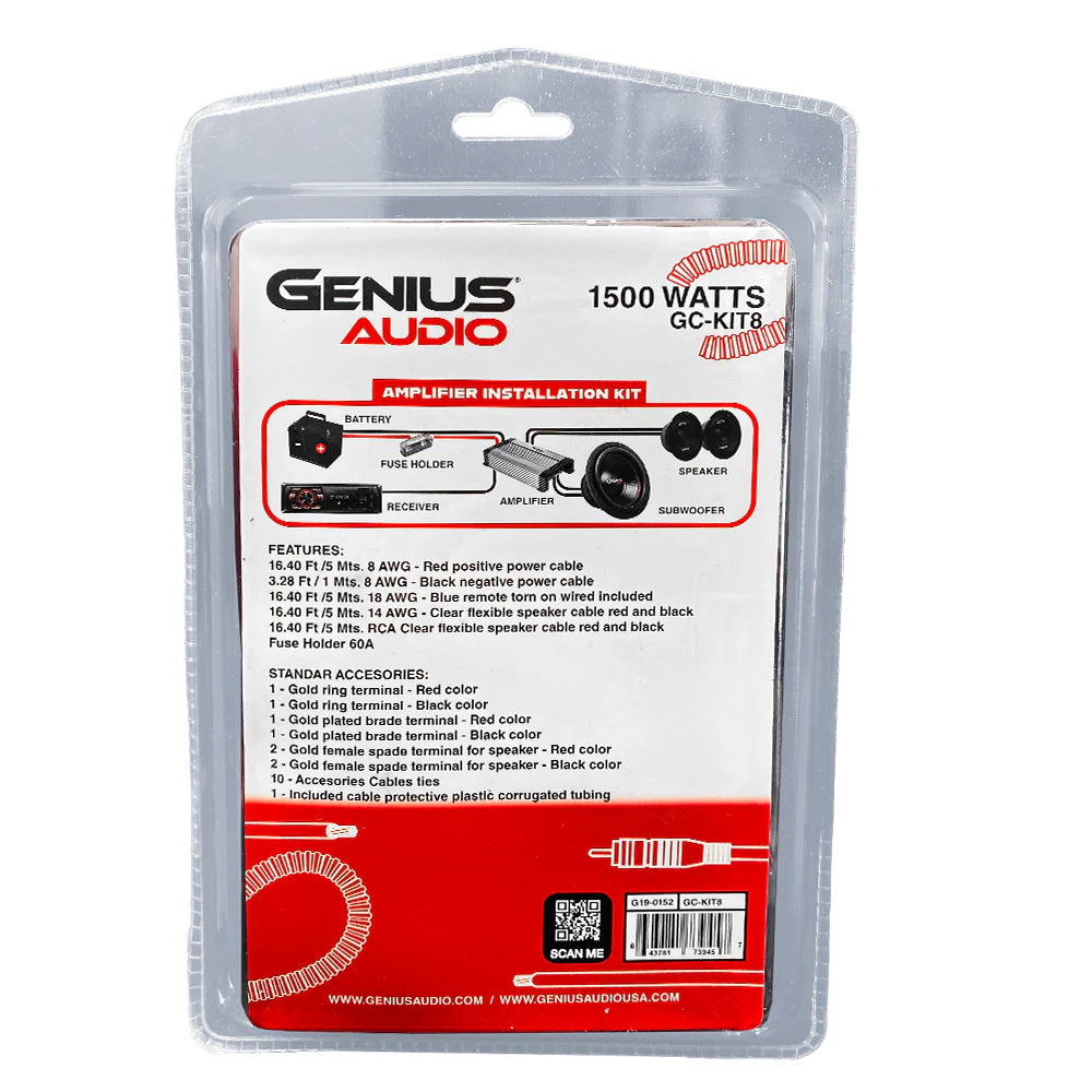 Genius Audio Car Audio Wiring GC-KIT8